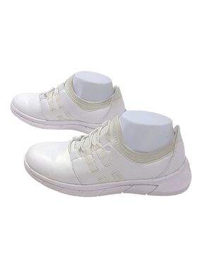 Lila White Slip Free Restaurant Slip On Safety Work Shoes Women's Size 7